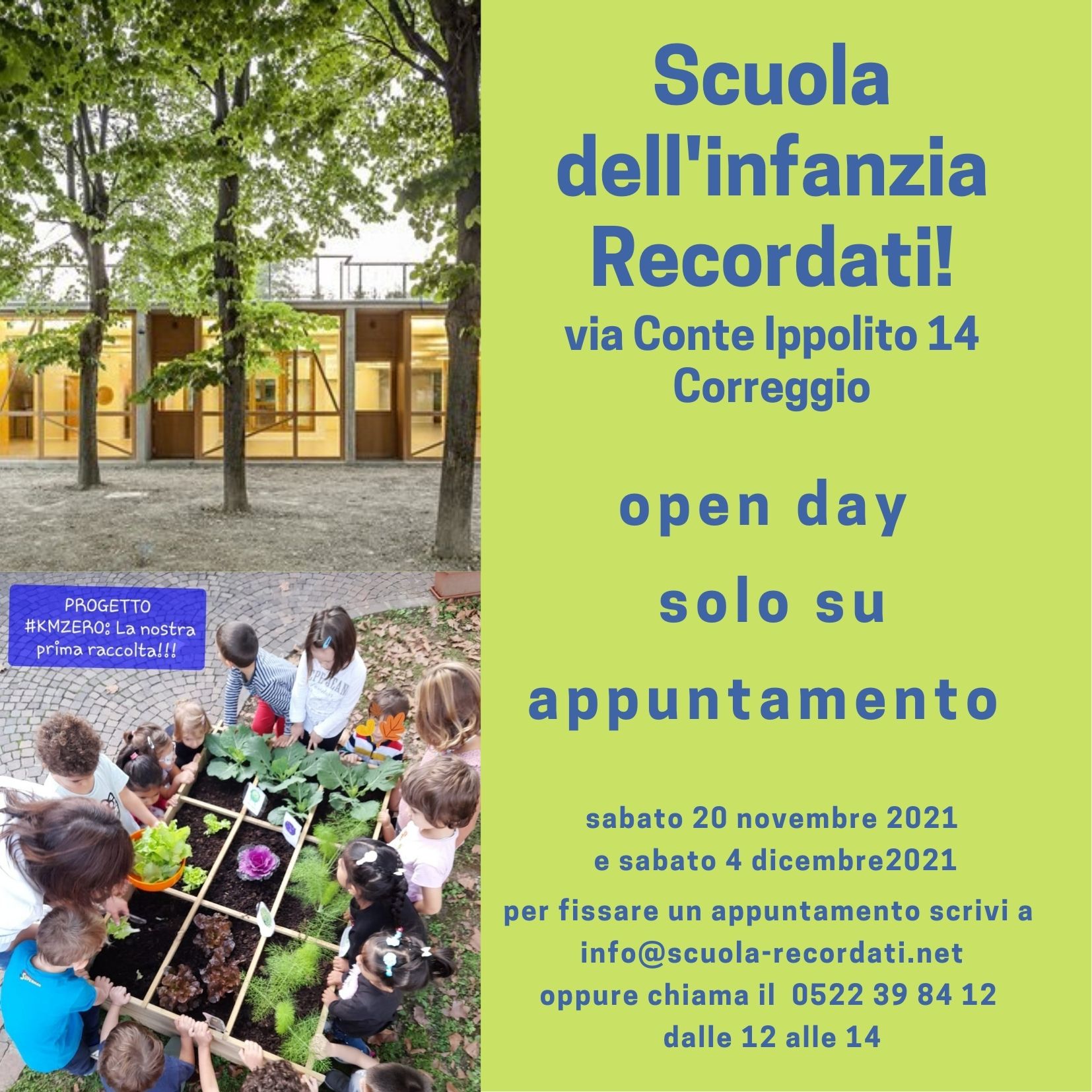 OPEN DAY – VIENI A TROVARCI